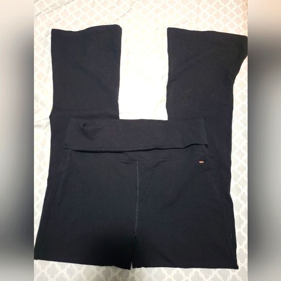 PINK Victoria's Secret Pants & Jumpsuits Victorias Secret Split Ankle Wide Leg Yoga Pants Xl